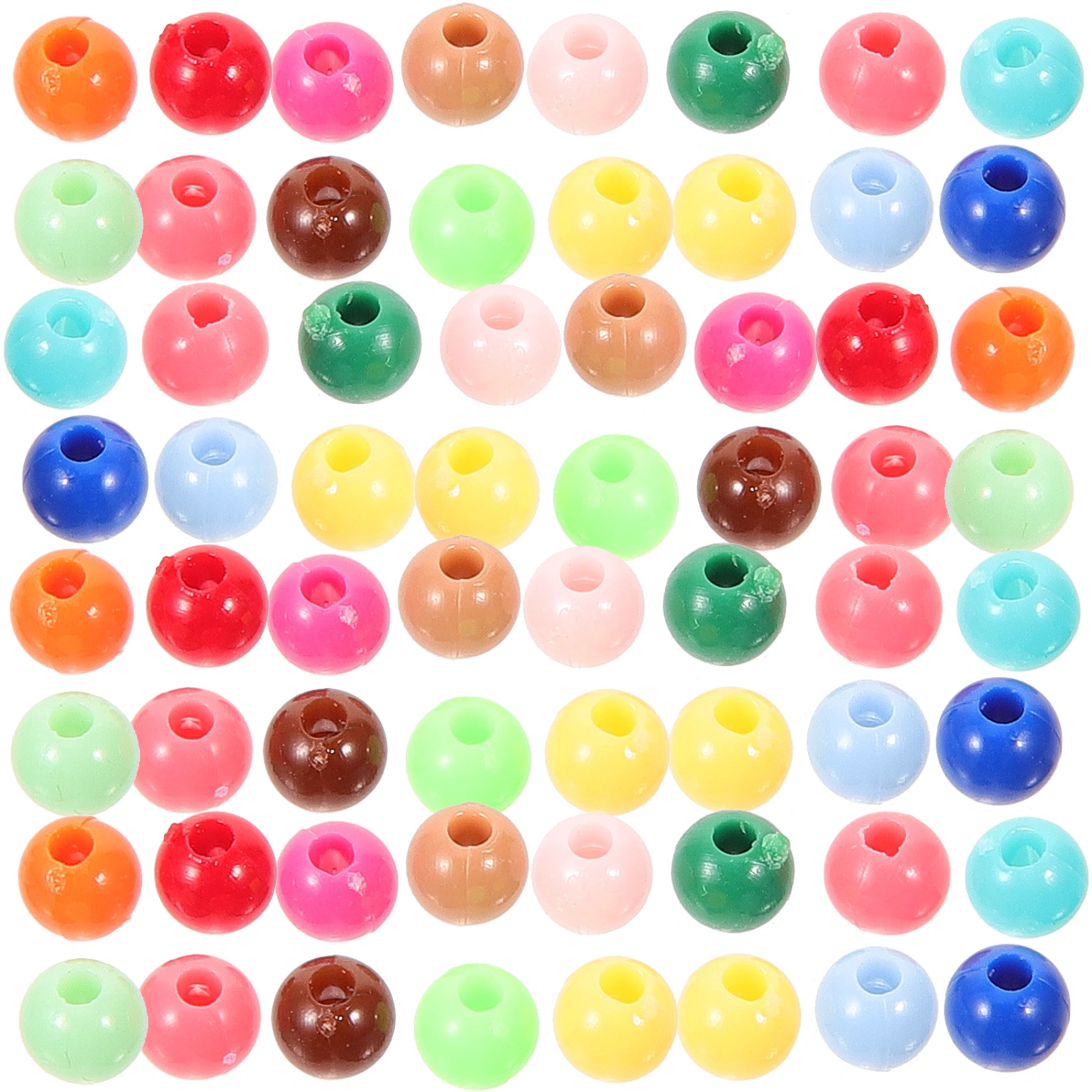 5 Bags of Acrylic Beads DIY Bracelet Beads Crafting Beads DIY Spacer Beads Jewelry DIY Making Beads
