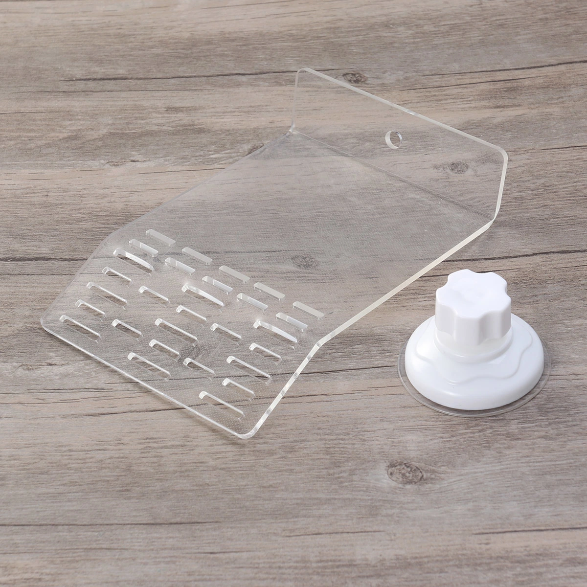 Acrylic Turtle Dock Basking Platform Floating Turtle Pier with Suction Cups Size M