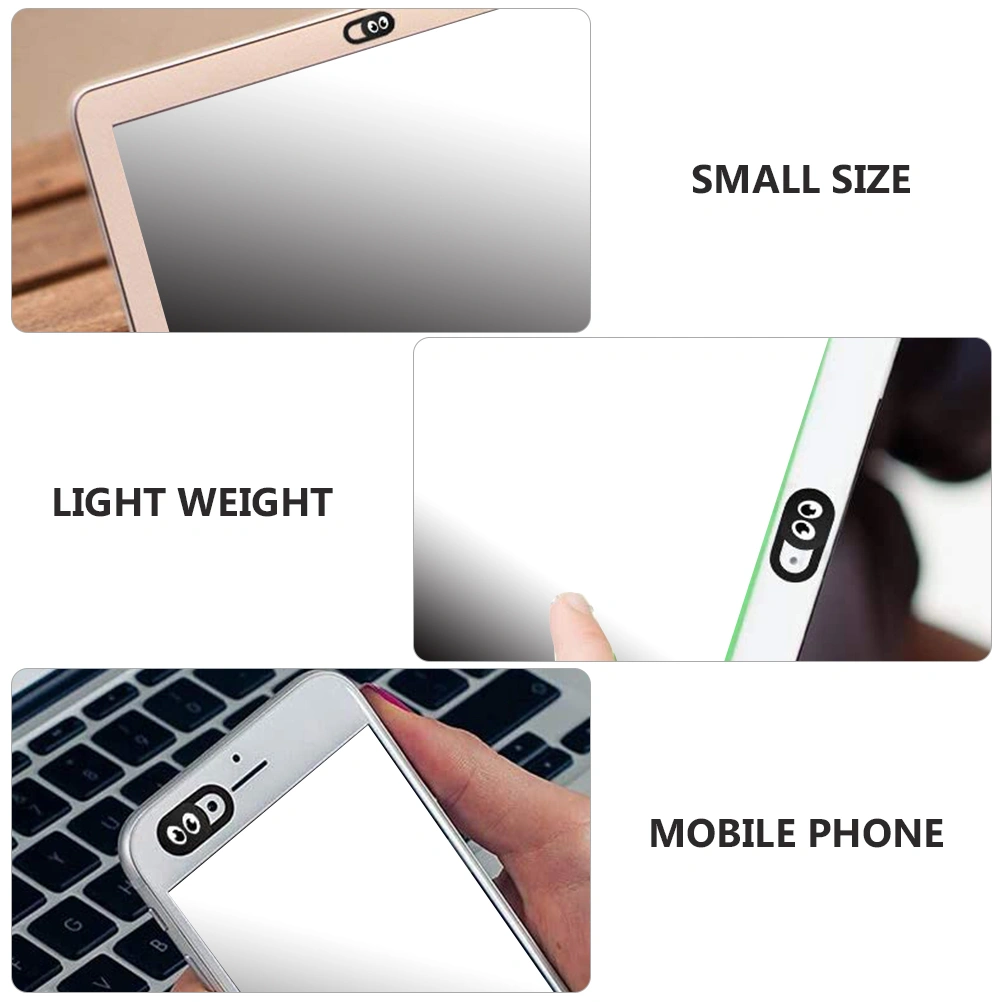 6PCS Laptop Webcam Cover Notebook Camera Protective Cover Privacy Cover (Black)