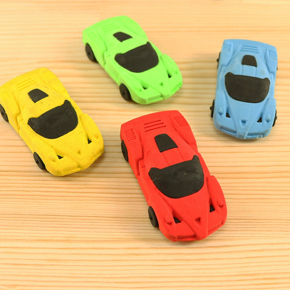 36Pcs Car Shape Erasers Car Shape Stationery Classroom Rewards Rubbers Party Gifts Erasers