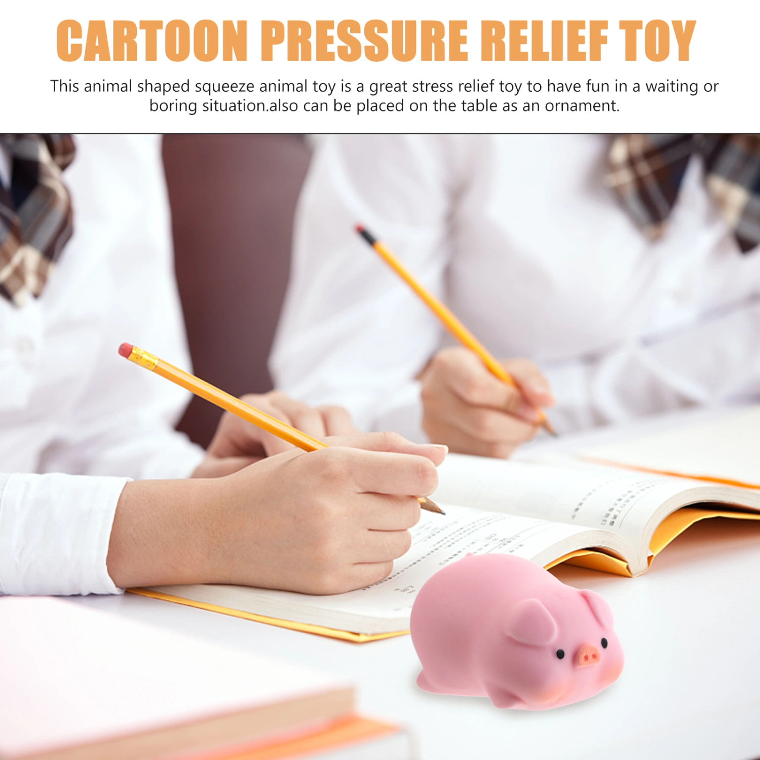 2pcs Pig Squishy Fidget Toy Squishy Fidget Toy Pig Squishy Toy Squeeze Stress Stretch Pig Toy