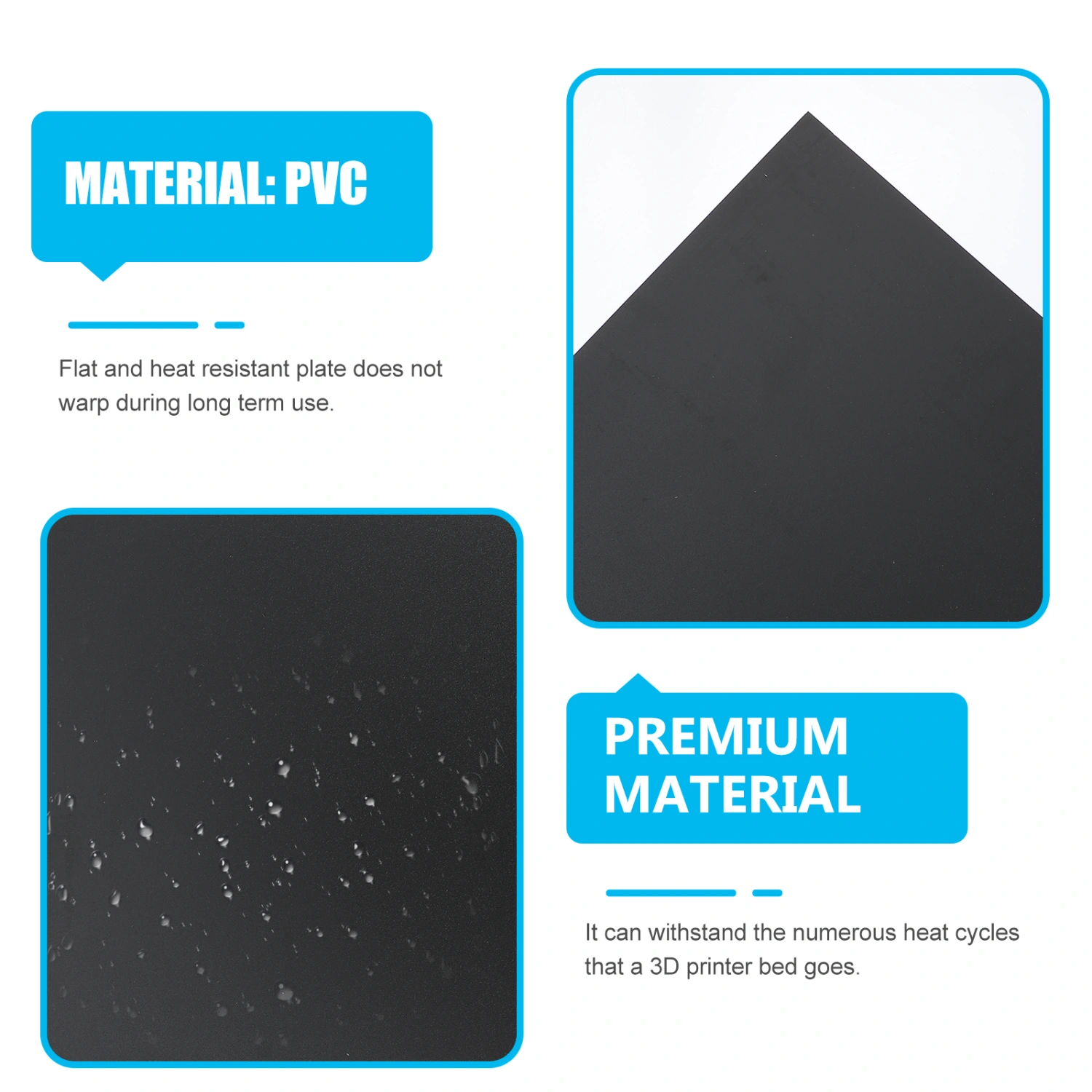 Hot Bed Sticker Square Single-layer Film 3D Printer Hot Bed Platform Plate