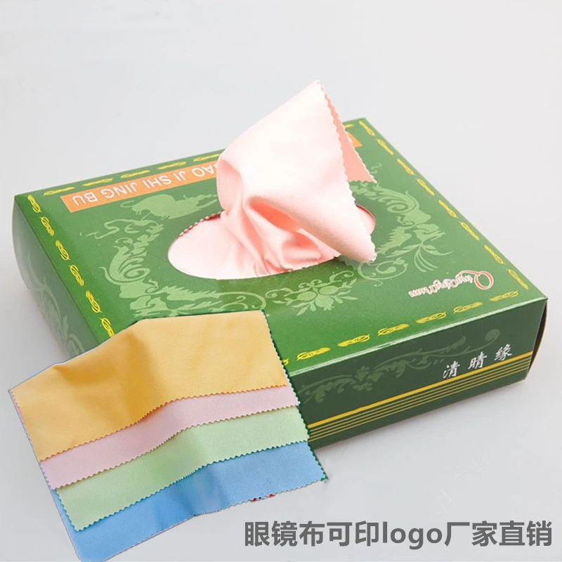 100Pcs Eyeglasses Cleaning Cloths Comfortable Cleaning Cloths Portable Glasses Cleaning Cloths