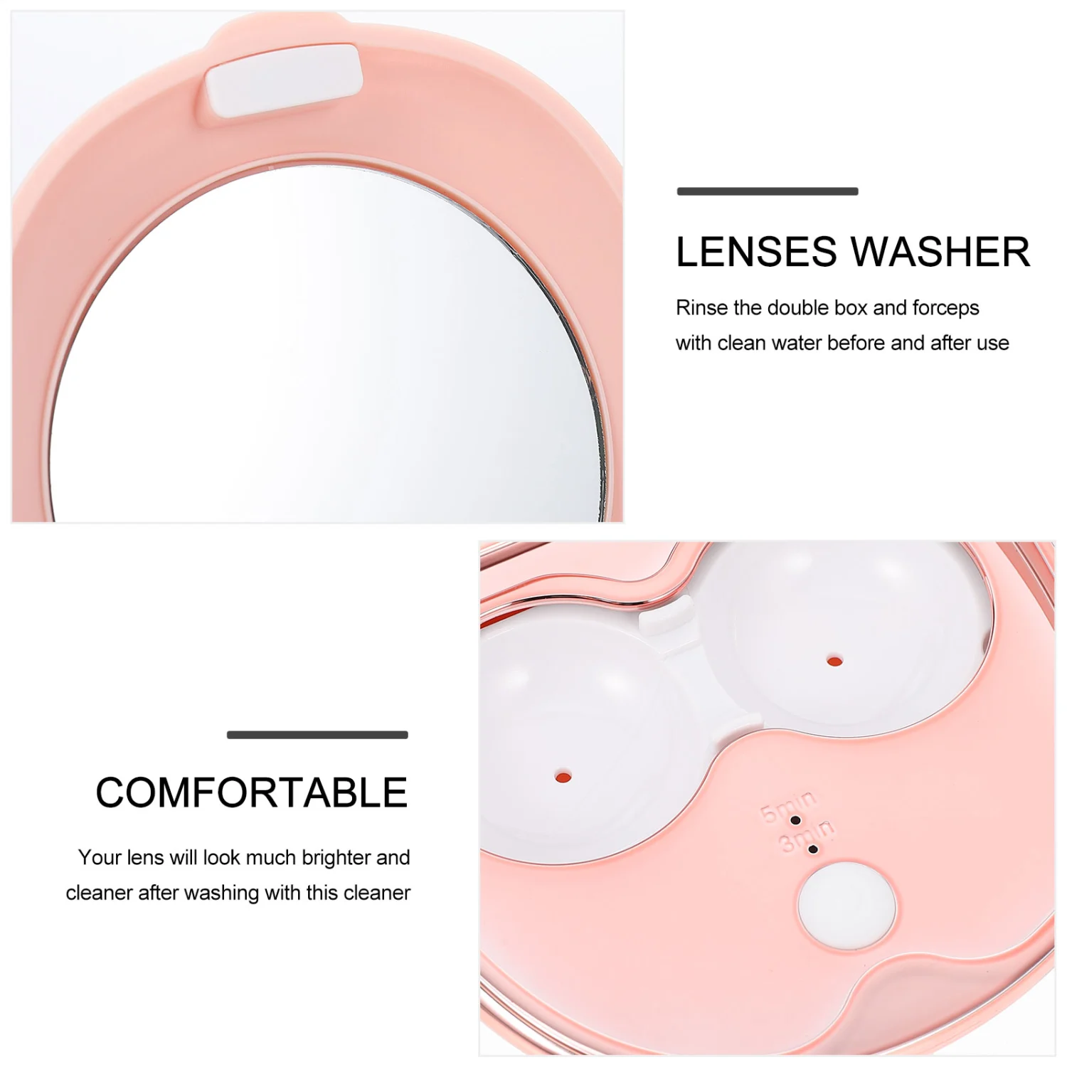 1pc Portable Electric Lens Cleaner Useful Automatic Lenses Cleaning Tool