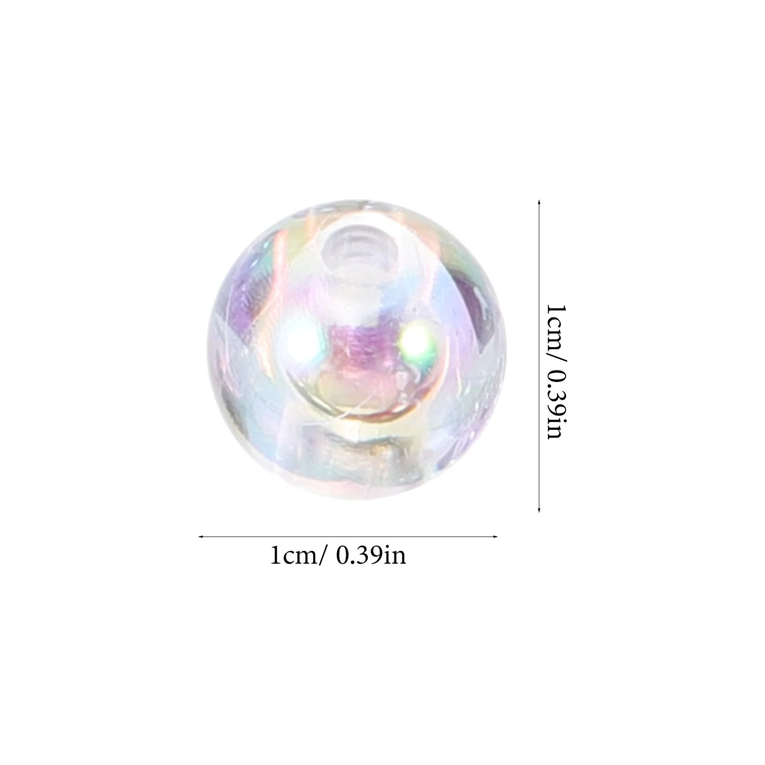1 Pack Acrylic Beads Jewelry Making Beads Jewelry Spacer Beads DIY Spacer Beads for Jewelry Making