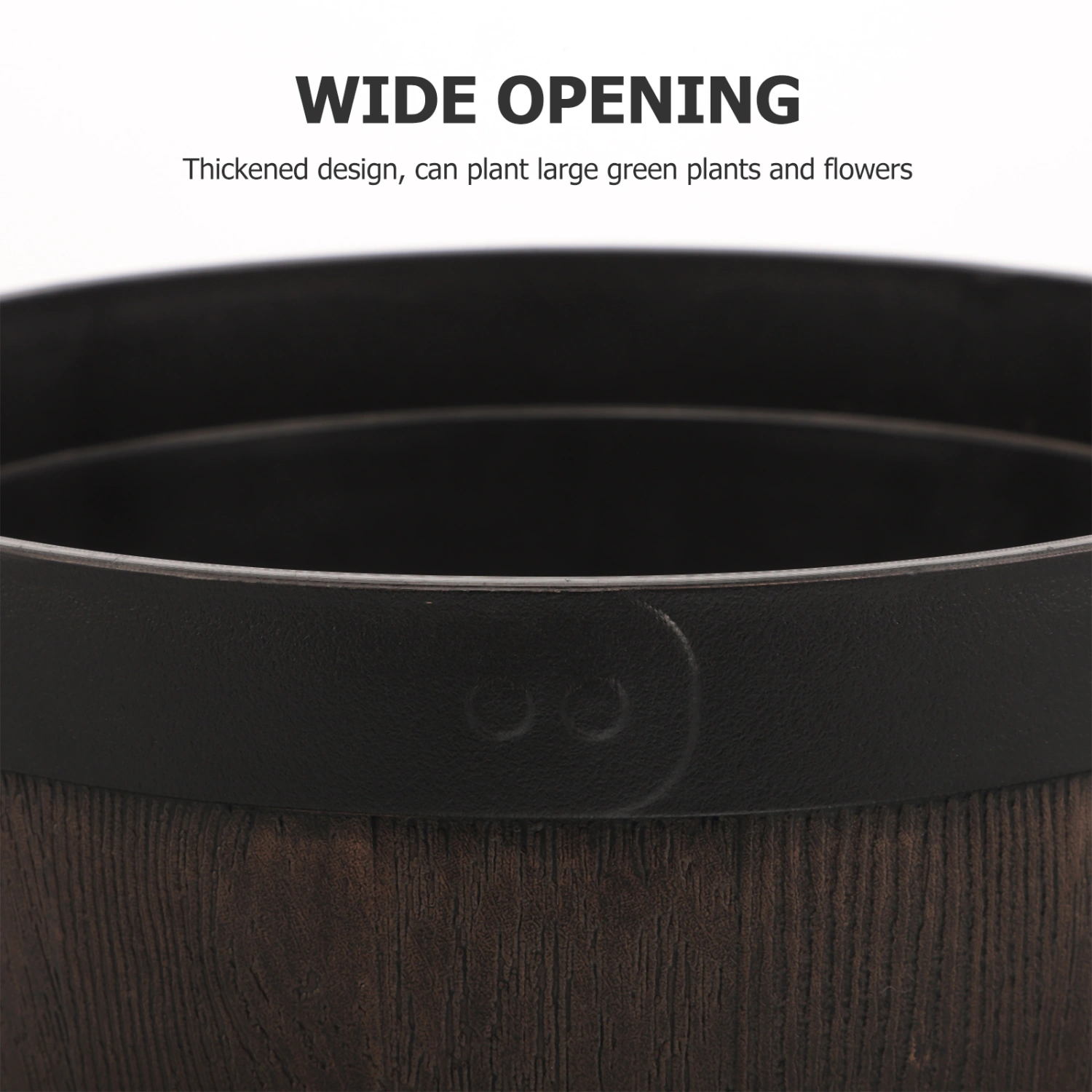 Barrel Planter Large Planter Pot Garden Tree Planter Garden Flower Pot Large Planter for Patio