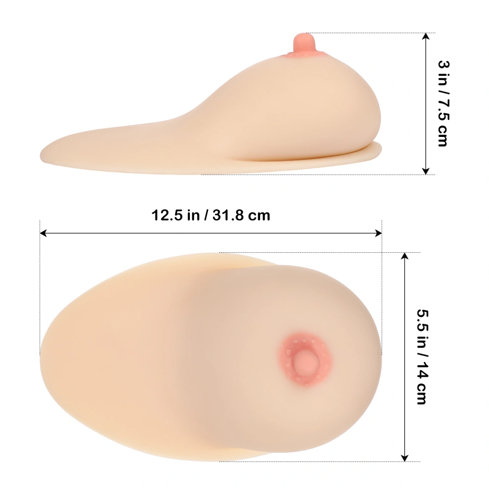 1pc Silicone Women Breast Model Lactation Training Breast Model Educational Fake Breast Female Breast Prosthesis