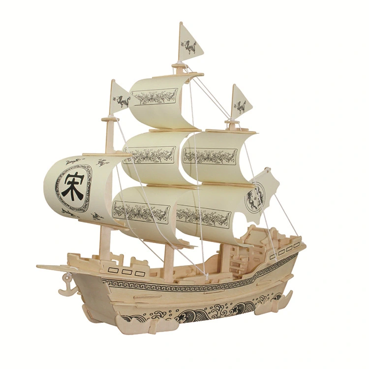 3d Puzzle Sailboat Model 3d Puzzle Ship Model Decoration Sailboat Puzzle