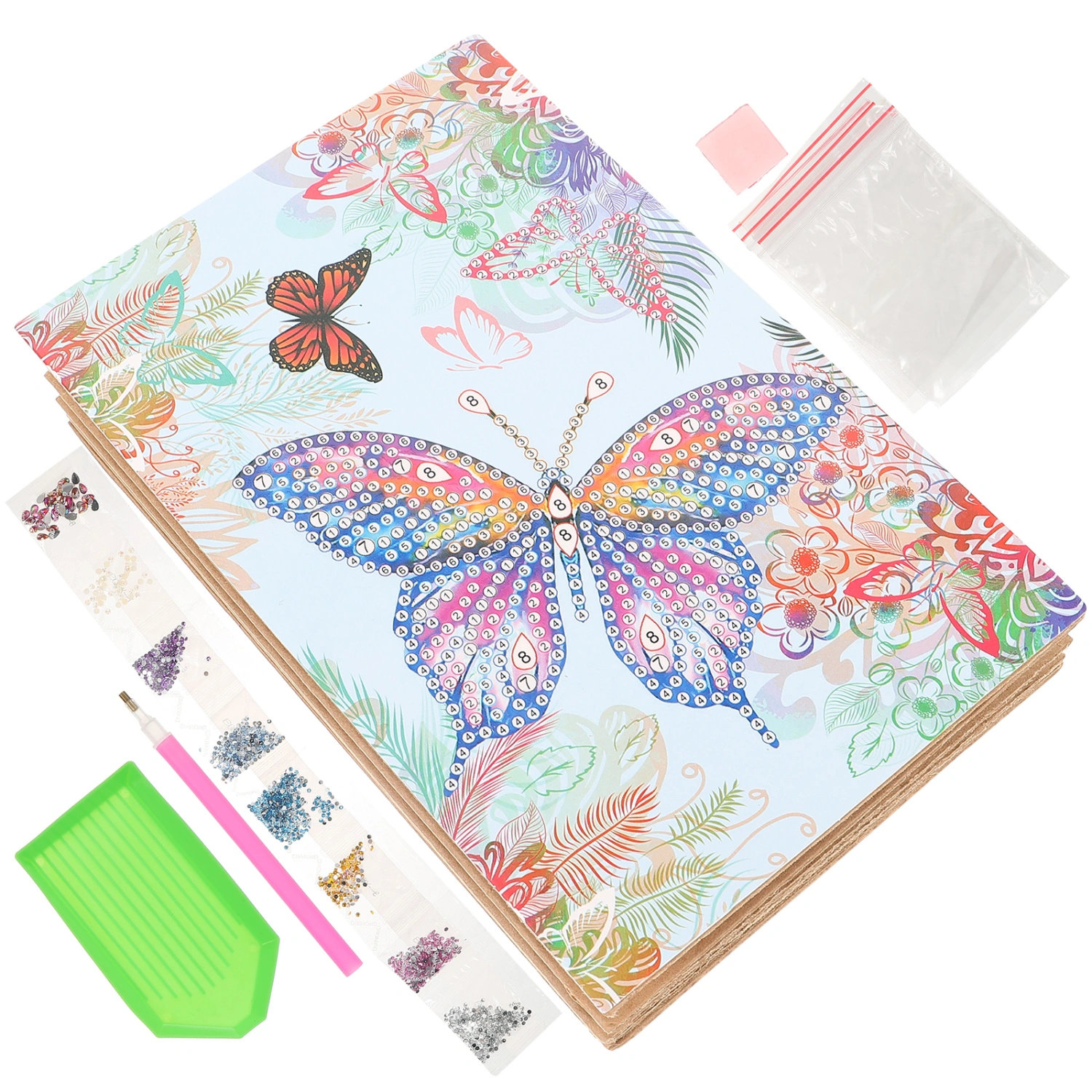 1 Set of Diy Diamonds Art Painting Photo Album Diamonds Art Picture Book Diy Diamonds Art Crafts