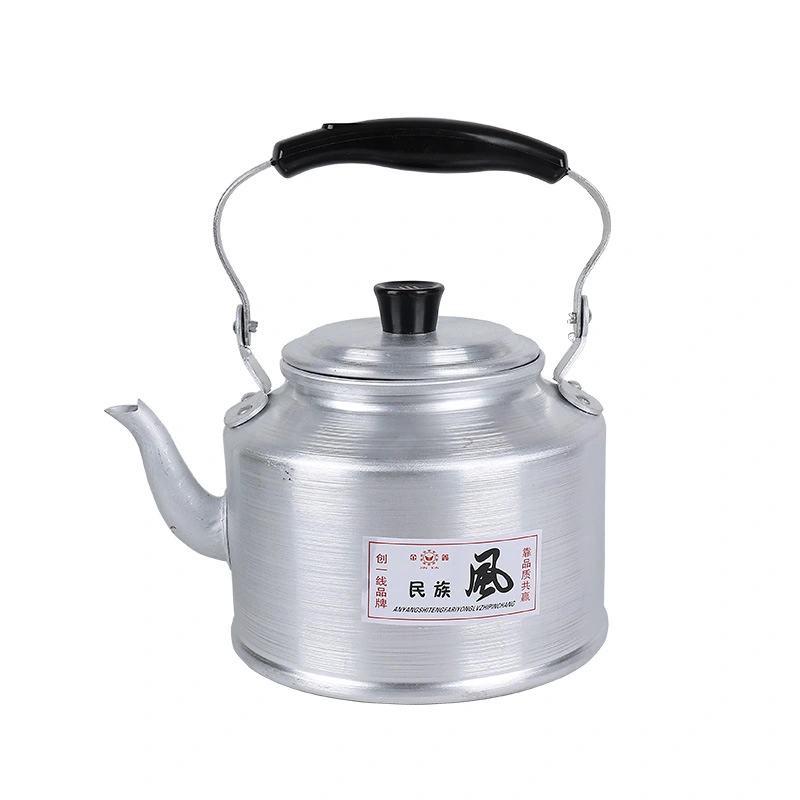 Household Tea Pot Aluminum Teapot Restaurant Home Office Tea Kettle with Handle 4L