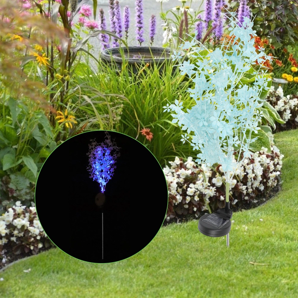 1Pc LED Waterproof Lamp Solar Plant Shaped Lawn Light Garden Lamp Ornament