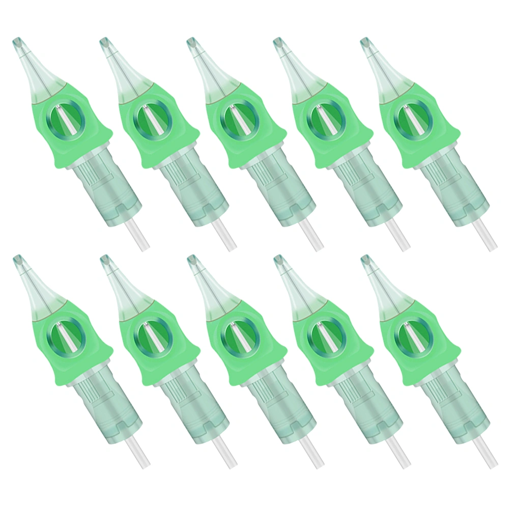 10pcs Tattoo Needles Tattoo Cartridges Shading Needles Tattoo Liner Needles Tattoo Cartridge Tools
