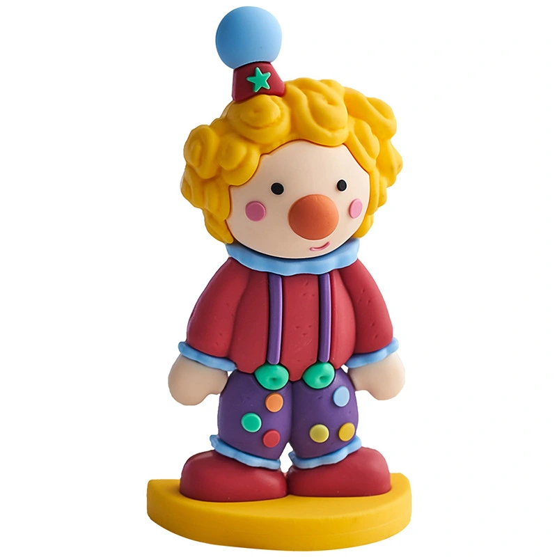 Mini Clown Decor Clown Figure Micro Landscape Tiny Clown Figurine Desktop Decor