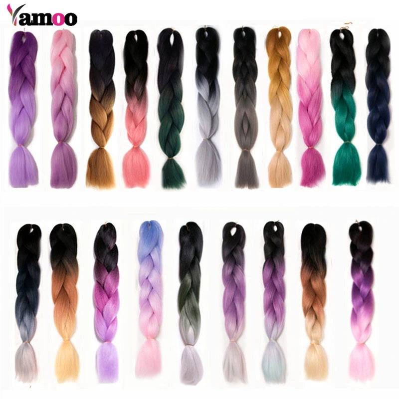 Jumbo Braiding Hair Decorative Braids Hair Women Hair Extension Twisted Braids Hair Wig