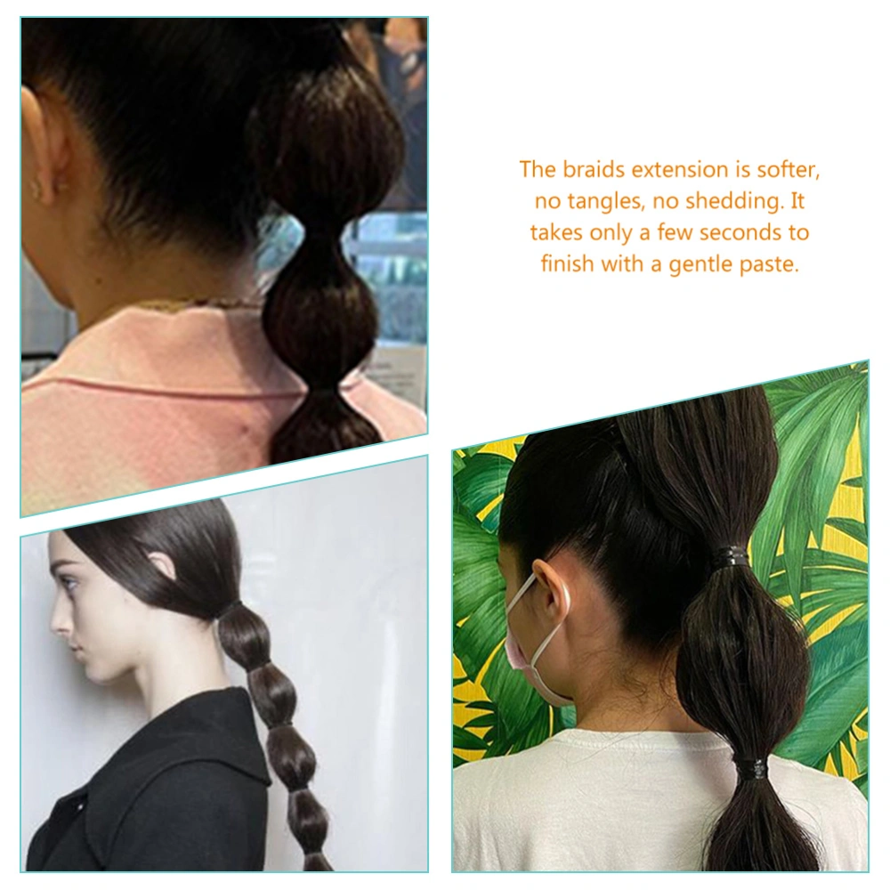 Long Ponytail Extension Puff Ponytail Wig Braided Ponytail Extension Puffball Hairpiece