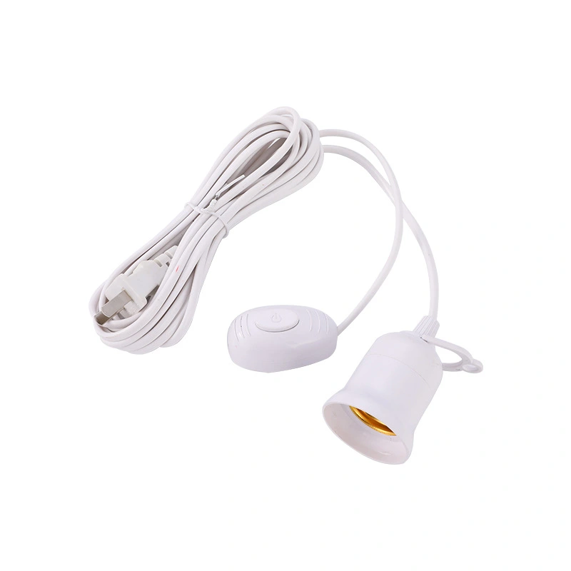 Lamp Cord With Switch E27 Socket Pendant Light Hanging Lamp Cord Socket US Plug