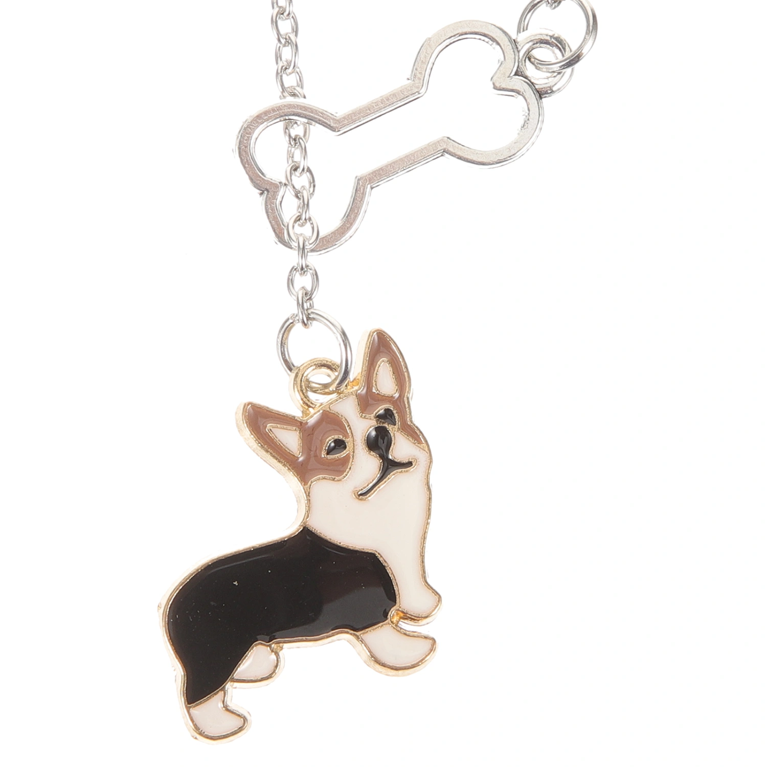 Alloy Corgi Necklace Alloy Jewelry Corgi Decor Necklace Chic Necklace Corgi Necklace