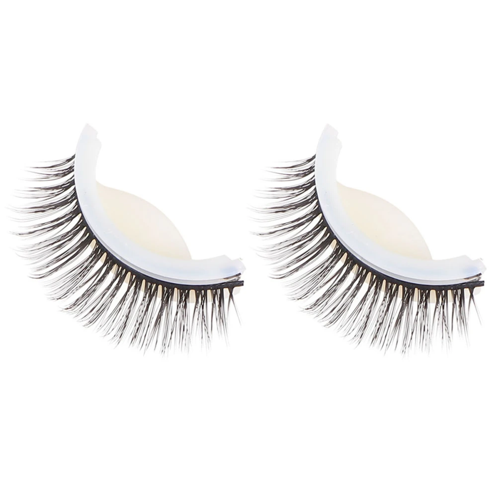 Reusable 3D Thick False Eyelashes Self-Adhesive Natural Eye Lashes Eyelashes Extension Tools (Style 08)