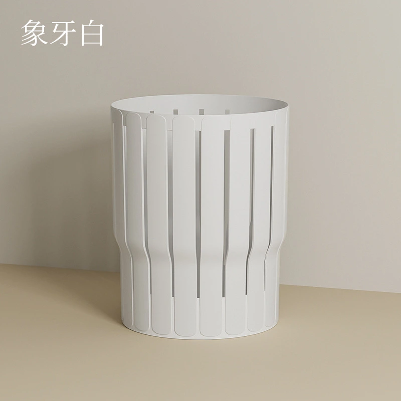 Hollow-out Trash Can Office Waste Bucket Small Trash Can Wastebasket Bin Thick Trash Bucket