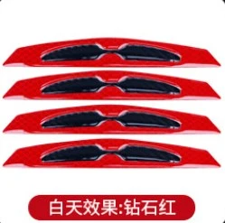 4pcs Reflective Sticker Warning Reflective Tape High Visibility Reflective Tape