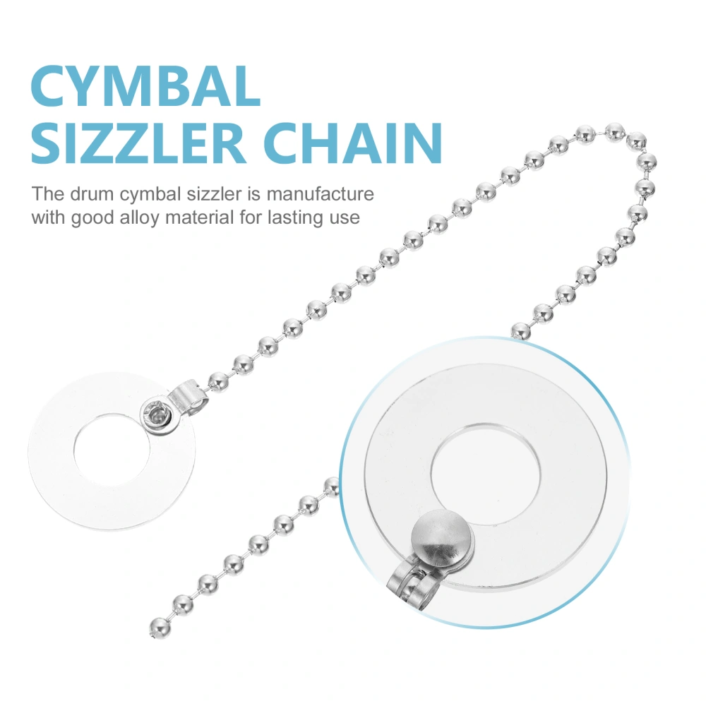 Cymbal Sizzler Chain Alloy Cymbal Extension Chain Drum Kit Cymbal Chain