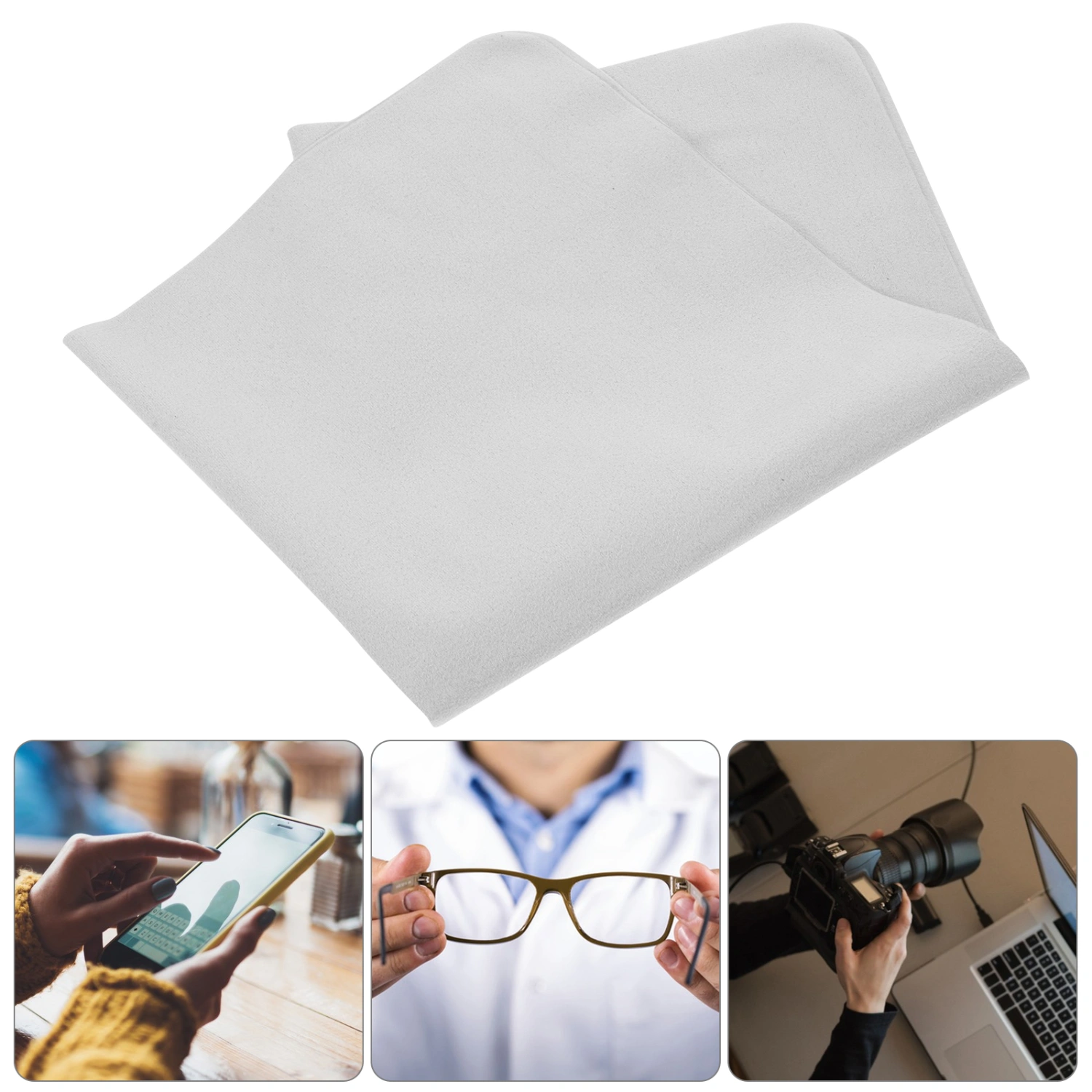 4pcs Glasses Cloths Camera Lens Cleaning Cloths Screen Musical Instrument Wiping Cloths