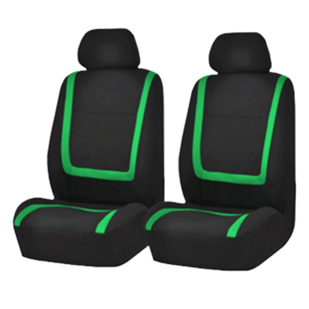 4 Pcs Car Seat Cover Universal Auto Seat Cover Thicken Wear Resistant Car Seat Protector Mat Car Interior Accessory (Green)