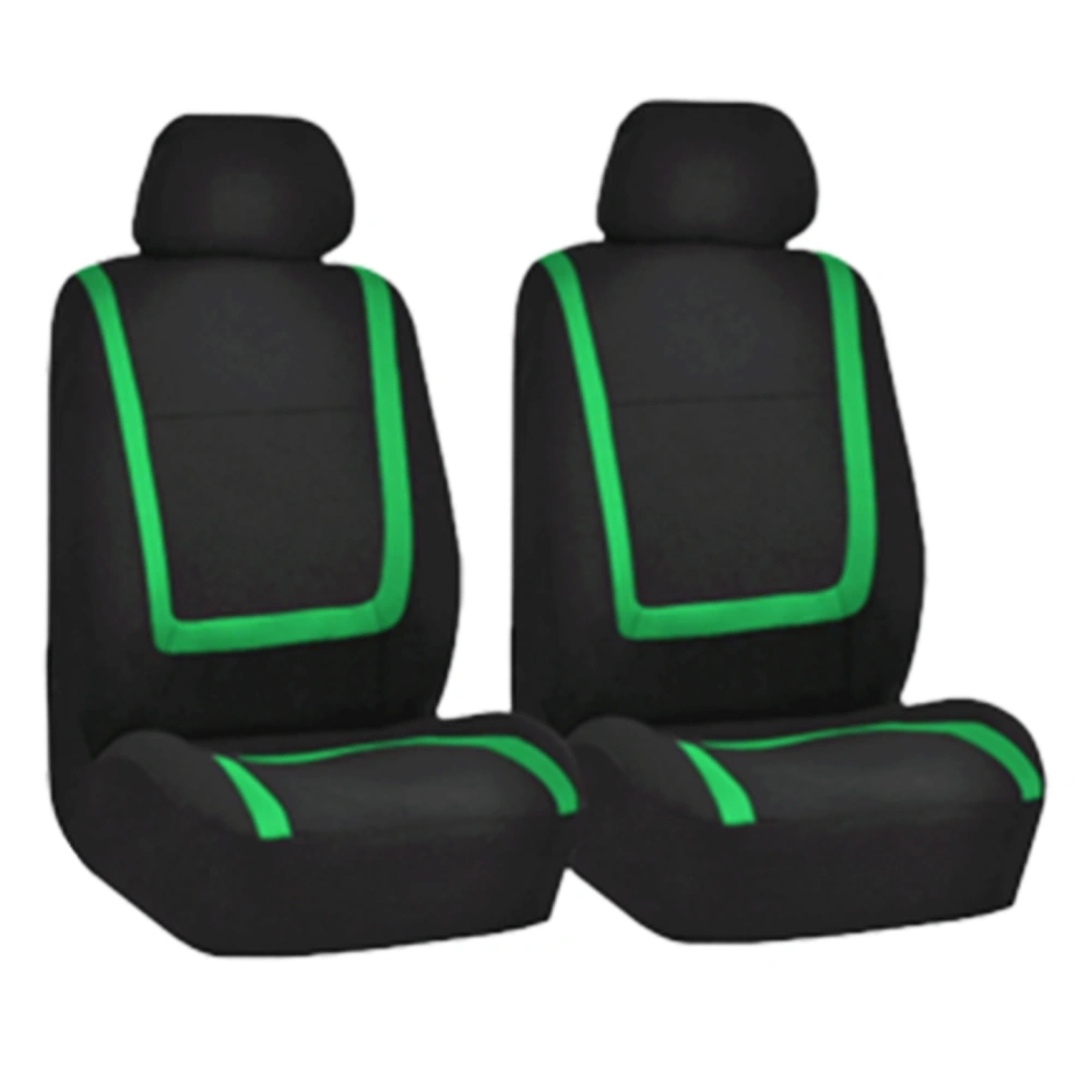 4 Pcs Car Seat Cover Universal Auto Seat Cover Thicken Wear Resistant Car Seat Protector Mat Car Interior Accessory (Green)