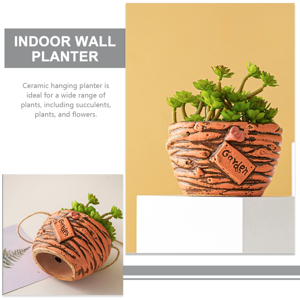 Hanging Pot Simplicity Plant Pot Ceramic Hanging Planters for Indoor Plants Home Decor