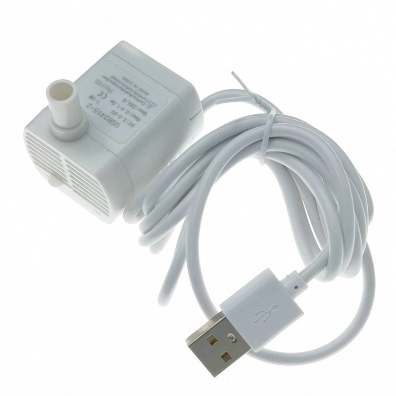 Mini Submersible Water Pump USB Powered Tabletop Aquarium Fish Tank Water Pump