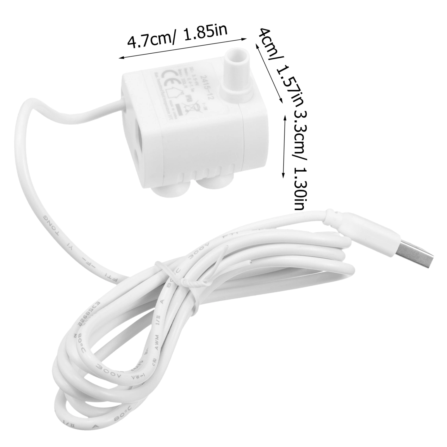 Mini Submersible Water Pump USB Powered Tabletop Aquarium Fish Tank Water Pump