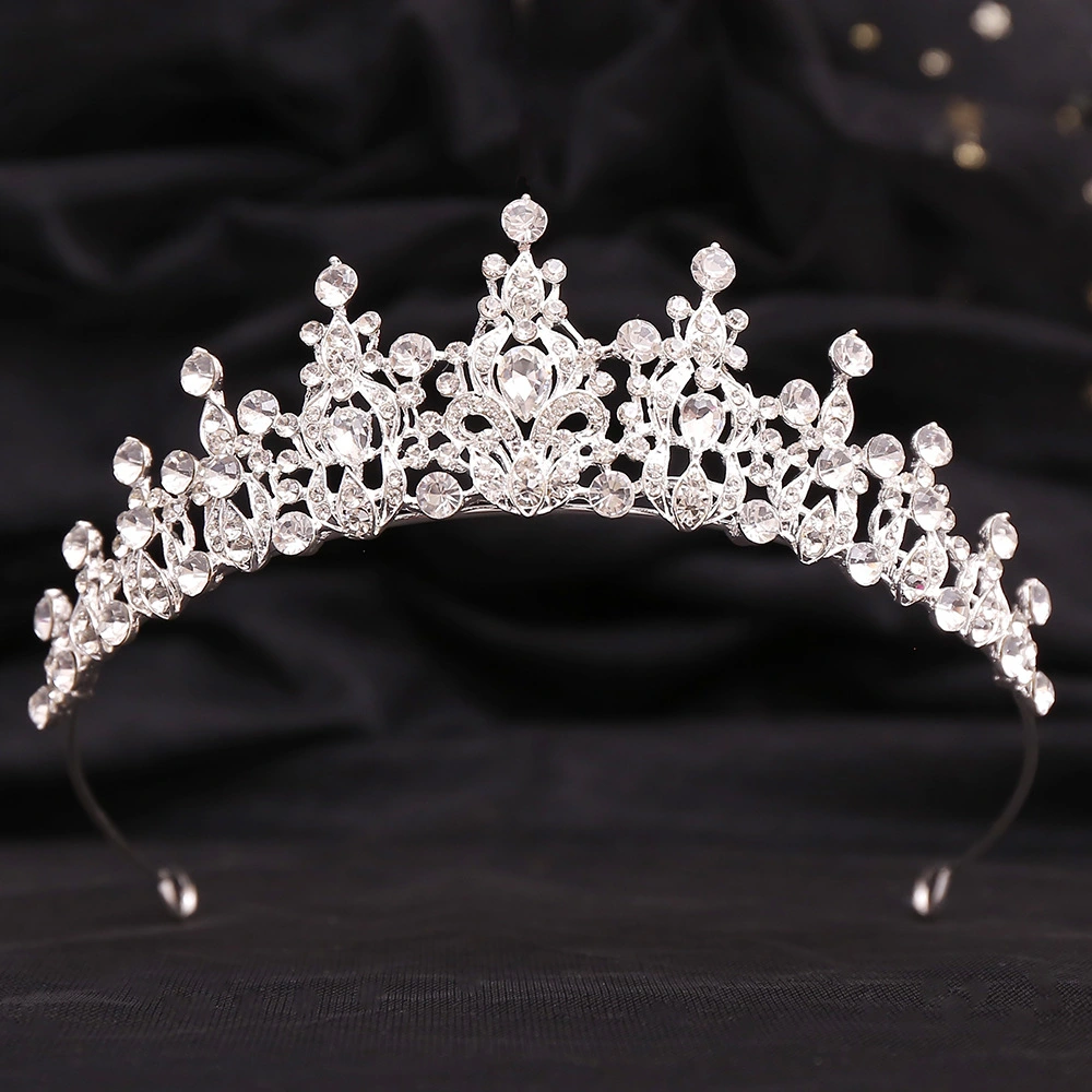 Tiara Crown Rhinestone Crown Women Headband Sparkling Wedding Bride Headband