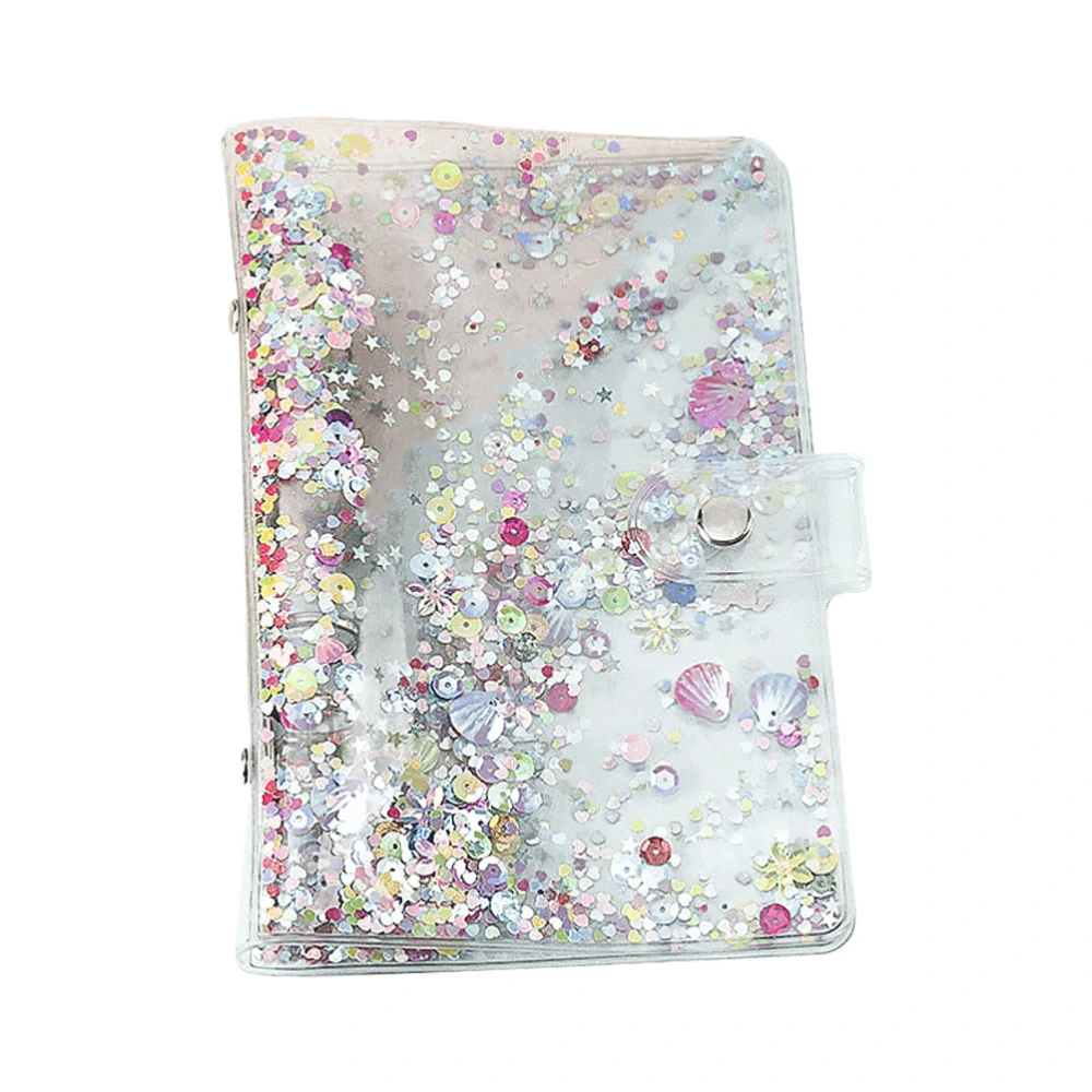 Loose-leaf Notebook Shell Sequin Binder Planner Cover Notepad Shell Personal Scrapbook Binder