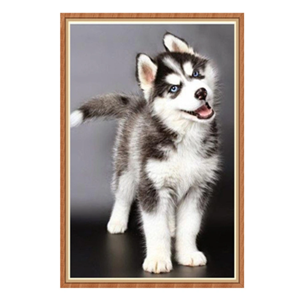 Frameless 5D Diamond Embroidery Painting of Dog Handmade Wall Decoration Cross Stitch Printing Craft Kits