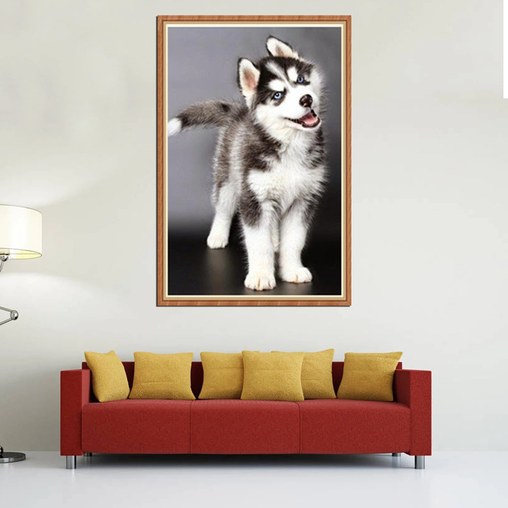 Frameless 5D Diamond Embroidery Painting of Dog Handmade Wall Decoration Cross Stitch Printing Craft Kits