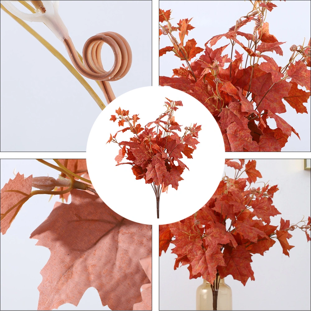 Creative Fake Leaf Decor Simulation Plant Ornament Chic Artificial Plant Decor