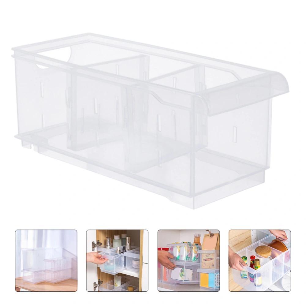 1pc Home Kitchen Refrigerator Organizer Fridge Basket Container Food Box