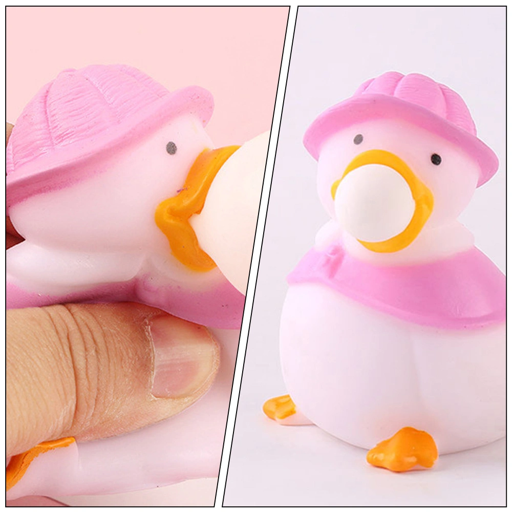 3pcs Cartoon Duck Fidget Toys Squeeze Toys Cute Fidget Playthings Animal Stress Relieve Toys