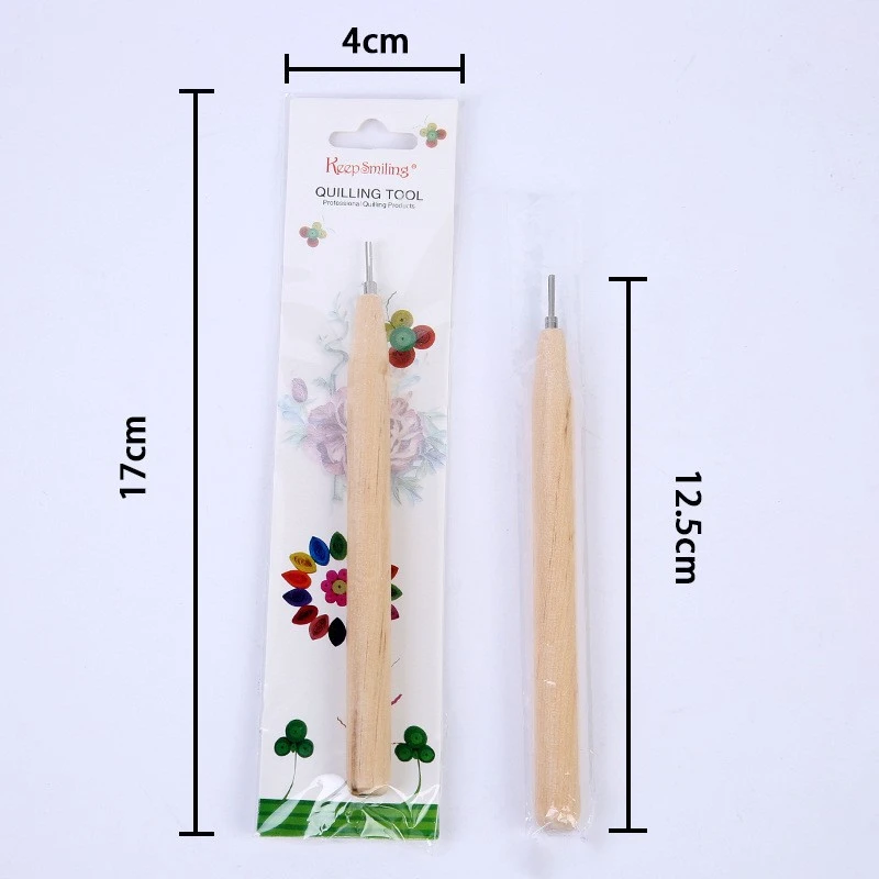 6pcs Paper Quilling Pens Slotted Paper Rolling Curling Quilling Needle Pen for Art Crafting DIY