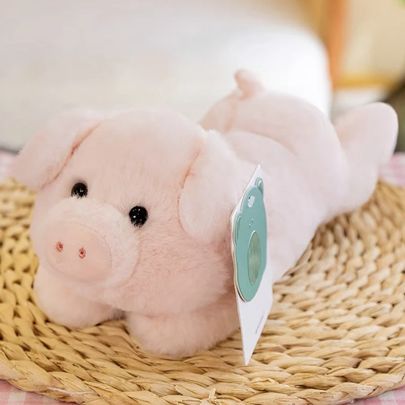 Cute Pig Shape Slap Bracelet for Wrist Plush Doll Plush Animal Wrist Decor Plush Doll Toy