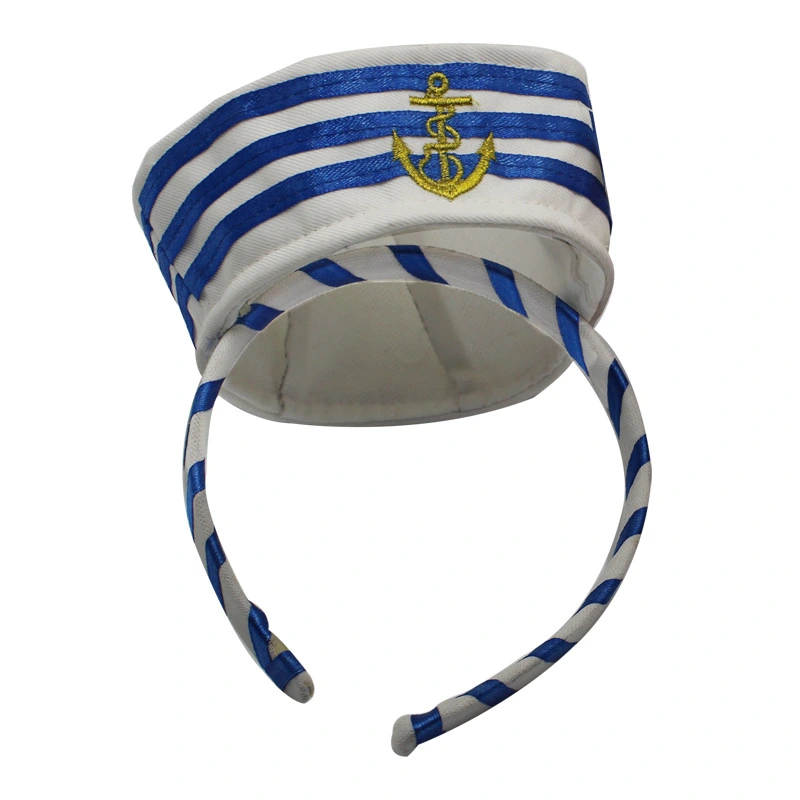 Captain Hat Headband Yacht Hat Headband Sailor Hat Headband Party Costume Accessory