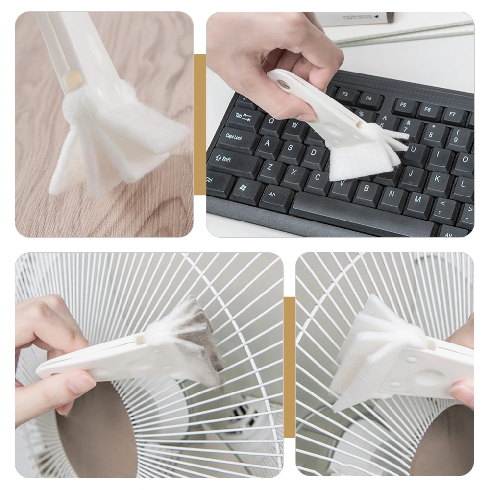 4pcs Keyboard Brush Cleaner Car Vent Cleaner Refrigerator Coil Cleaning Brush