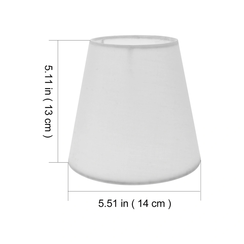 2Pcs Simple Cloth Lampshade Creative Ceiling Light Cover Lamp Accessory White