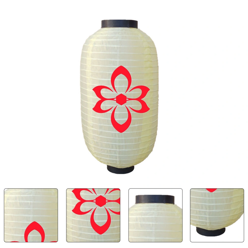 2Pcs Sakura Pattern Paper Lanterns Folding Paper Lanterns Party Decoration Props