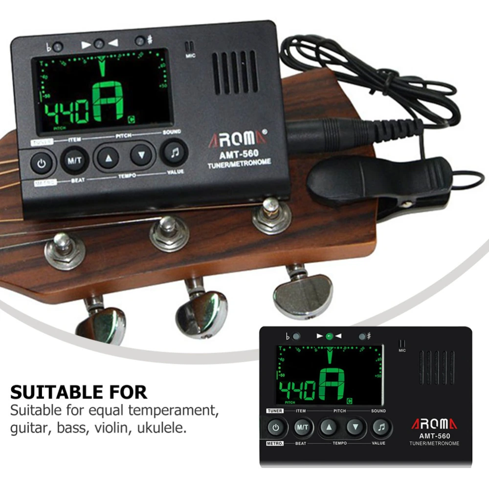 Guitar Tuner Ukulele Violin Universal Multiple Use Tuner Musical Parts