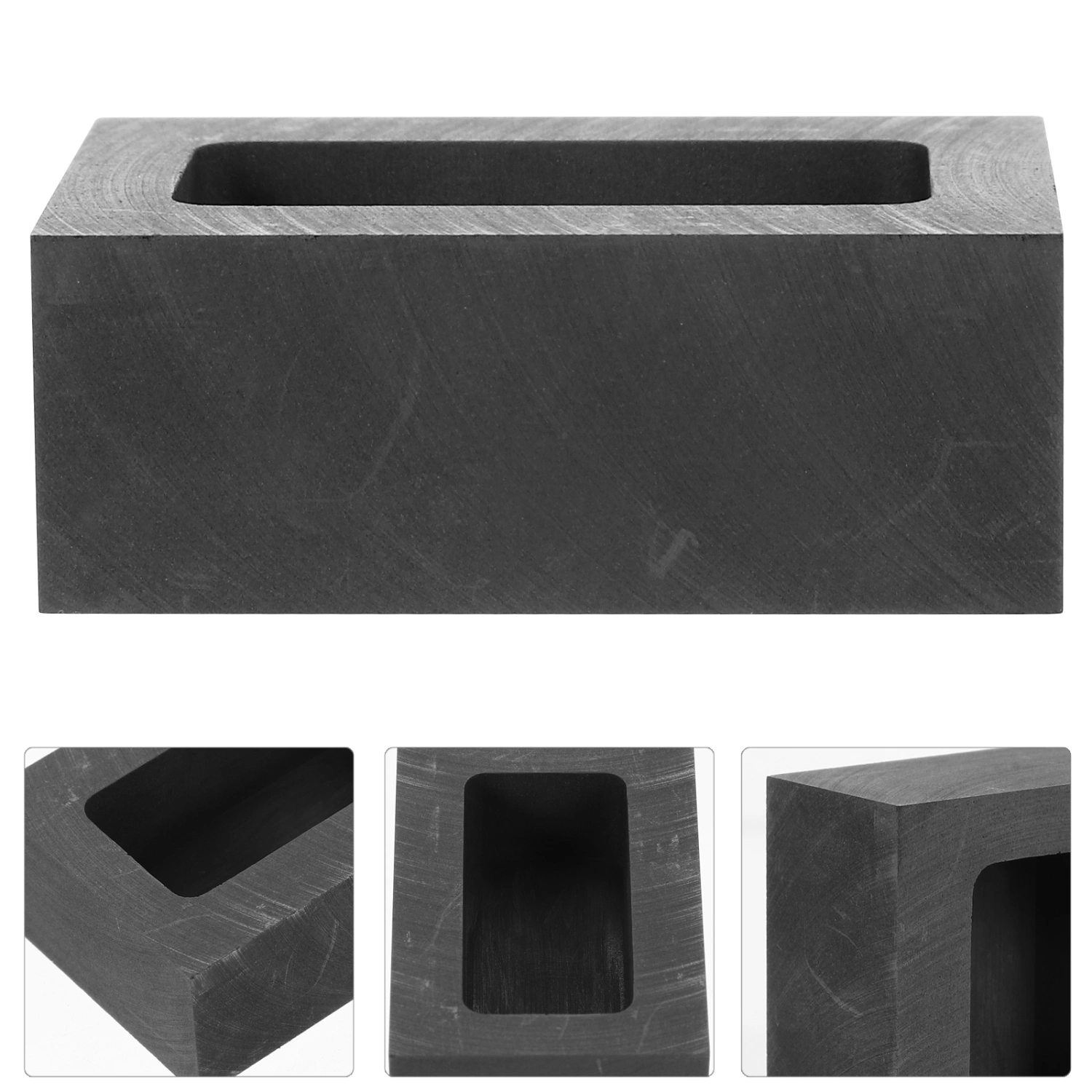 Ingot Mold Casting Melting Graphite Mold Aluminum Copper Casting Mold Portable Ingot Mold