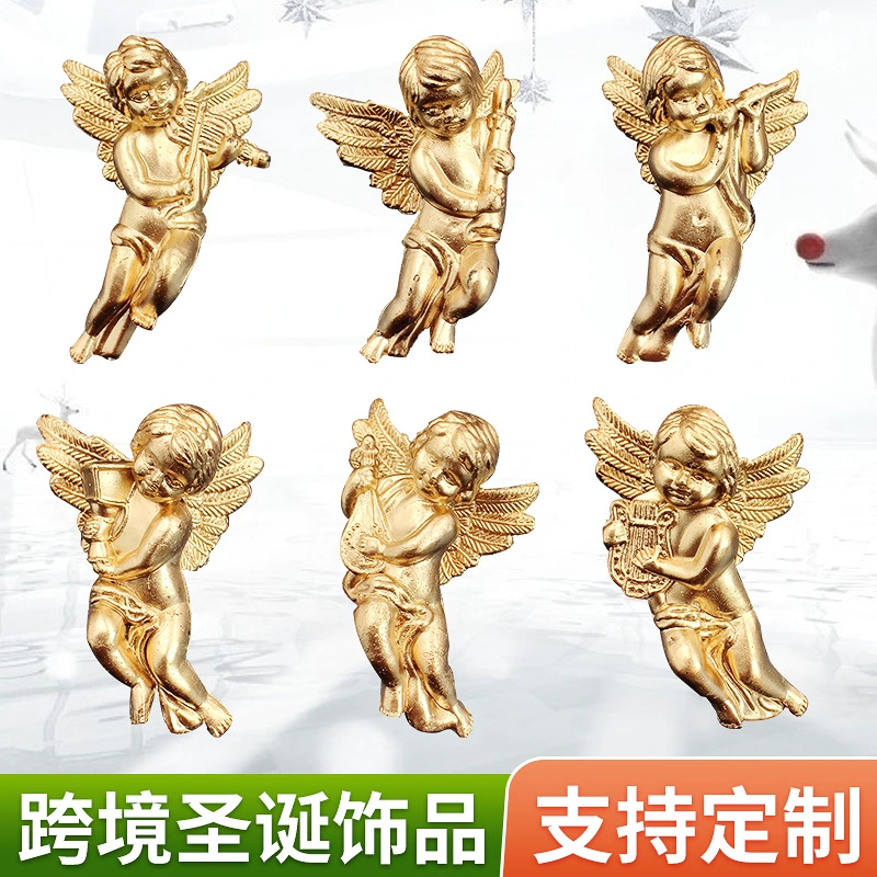 12pcs Christmas Tree Hanging Adornments Xmas Tree Angels Pendants Ornaments