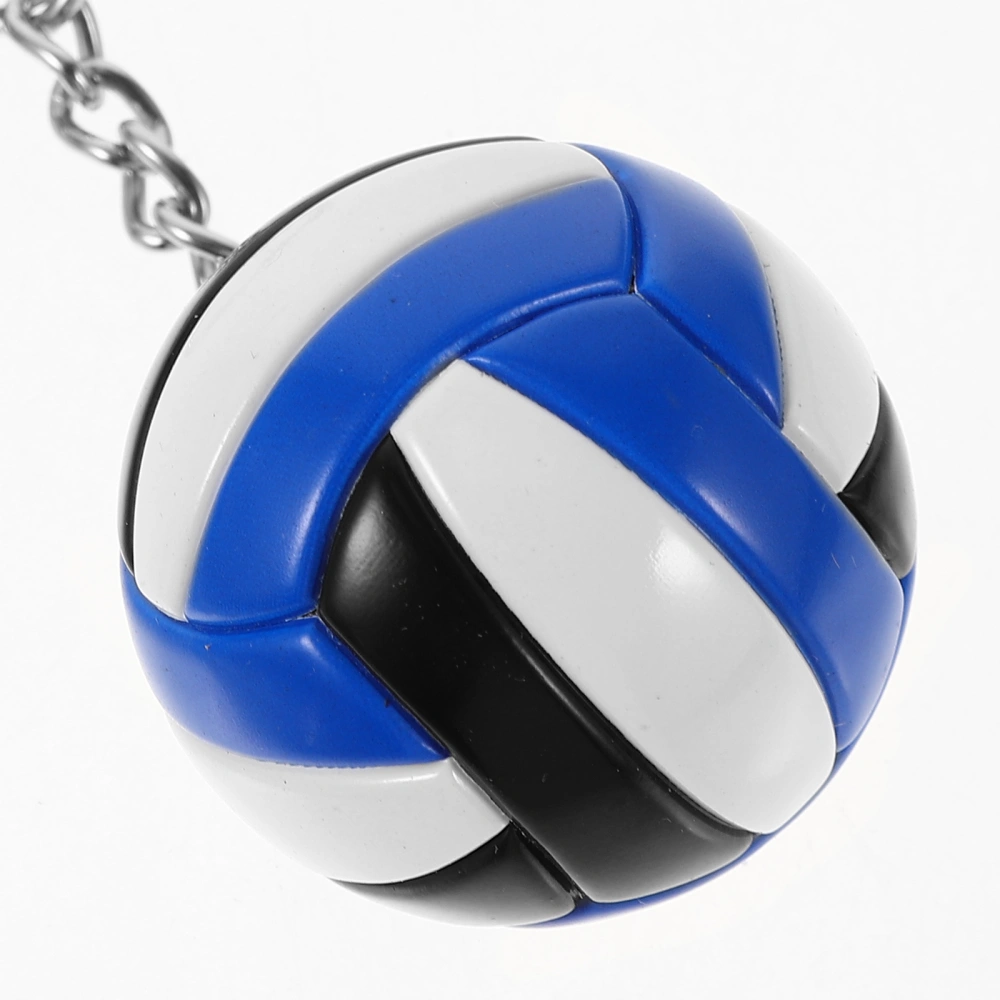 2pcs Volleyball Key Chain Volleyball Key Rings Volleyball Backpacks Bags Charms Party Supplies