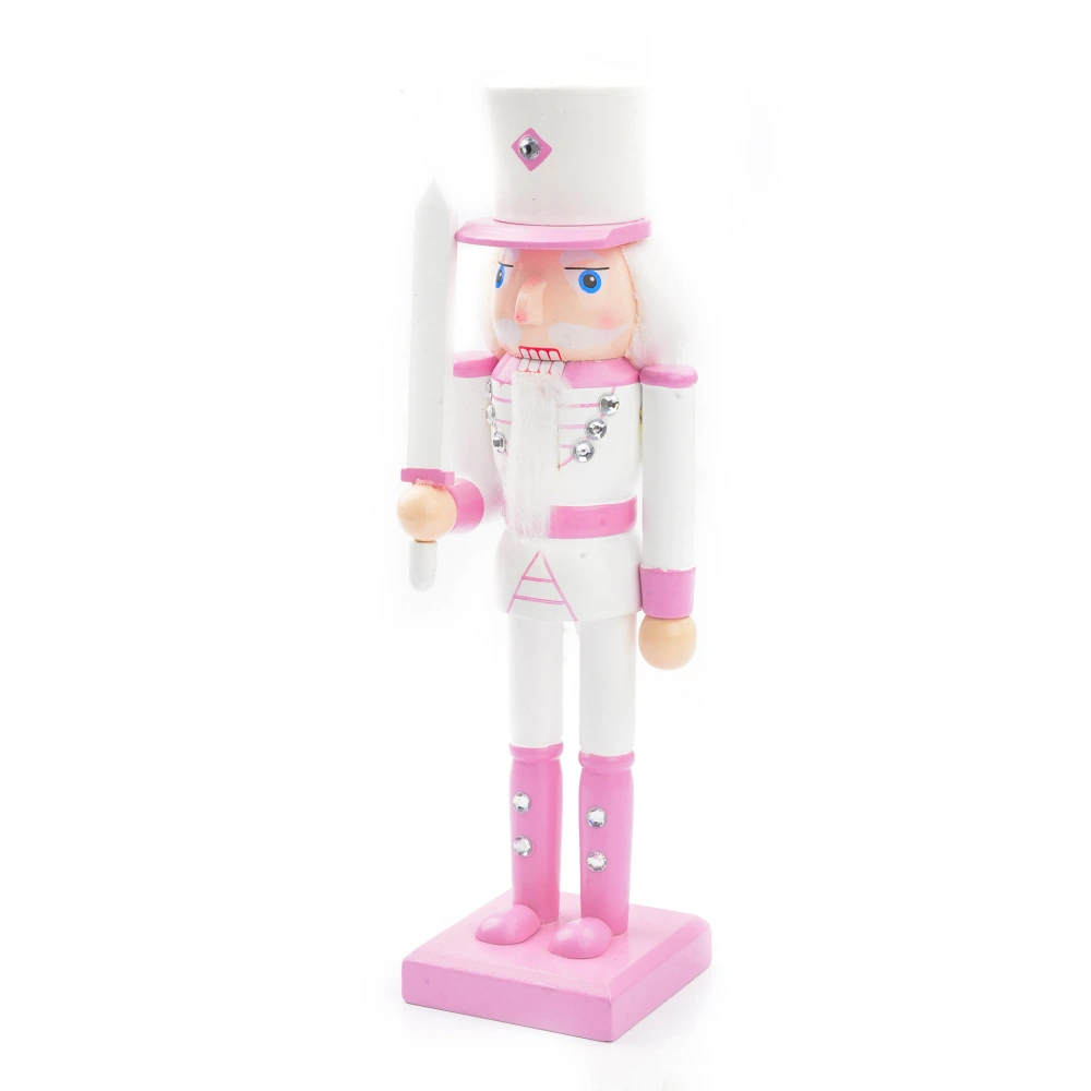 Nutcracker Soldier Christmas Nutcracker Figure Wooden Puppet for Tabletop