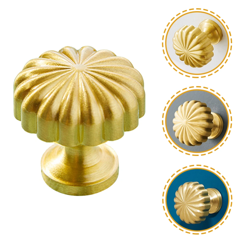 Brass Dresser Knobs Golden Cabinet Pull Knobs Modern Closet Door Knob Hardwares